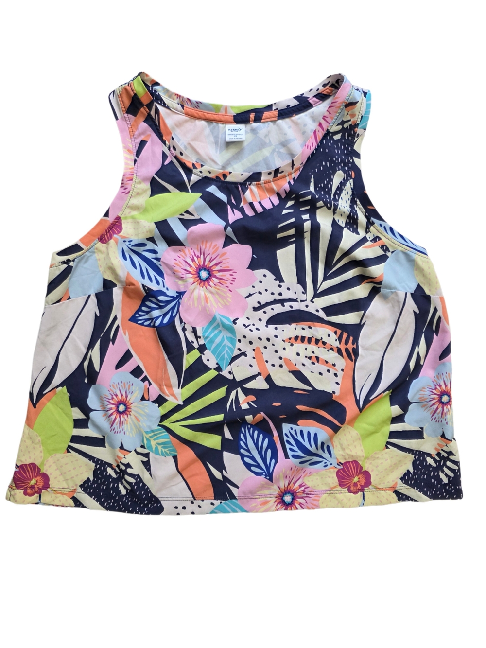 Old Navy Stretch Tech Floral Tank Top Size XS